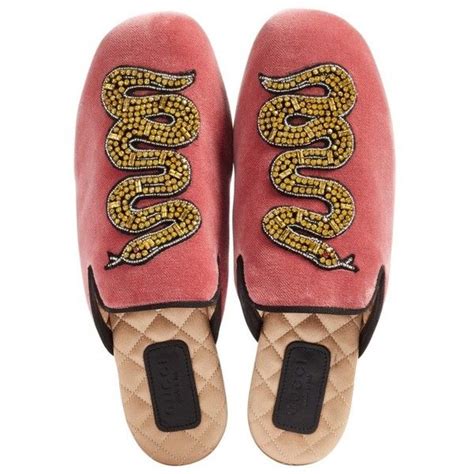 gucci lawrence snake mule|More.